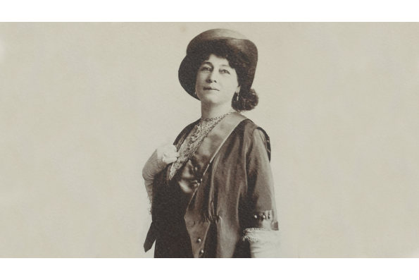 Portrait of Alice Guy-Blaché in 1912. Courtesy of Be Natural Productions. 