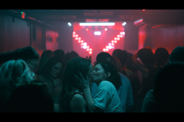 A scene from HOW TO DIVORCE DURING THE WAR, a film by Andrius Blaževičius. A Zeitgeist Films release in association with Kino Lorber.