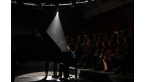 John Magaro as Keith Jarrett in Köln 75, a film by Ido Fluk. A Zeitegist Films release in association with Kino Lorber.