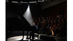 John Magaro as Keith Jarrett in Köln 75, a film by Ido Fluk. A Zeitegist Films release in association with Kino Lorber.