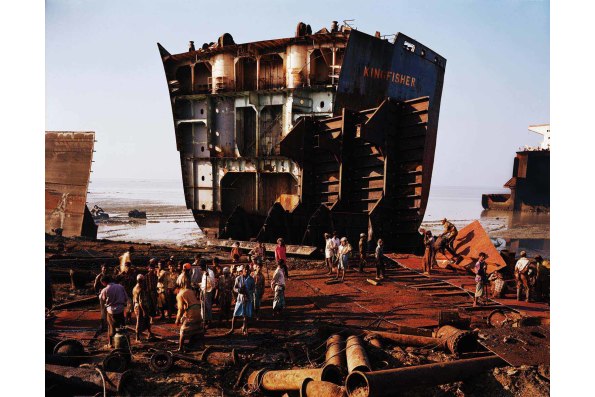 Photo title: "Shipbreaking # 4", Chittagong, Bangladesh, 2000 Photo: Edward Burtynsky