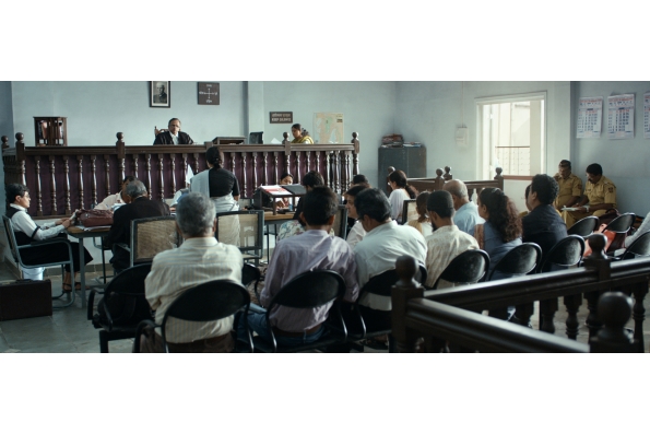 A scene from COURT. A film by Chaitanya Tamhane. A Zeitgeist Films release.
