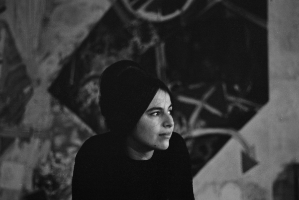 Eva Hesse. Photo by Barbara Brown circa 1963. Eva Hesse. A film by Marcie Begleiter. A Zeitgeist Films release.