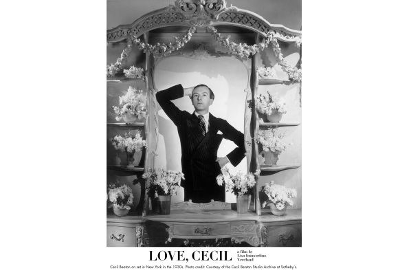 Cecil Beaton on set in New York in the 1930s. Courtesy of the Cecil Beaton Studio Archive at Sotheby's.