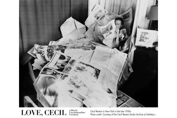 Cecil Beaton in New York in the late 1930s. Courtesy of the Cecil Beaton Studio Archive at Sotheby's.