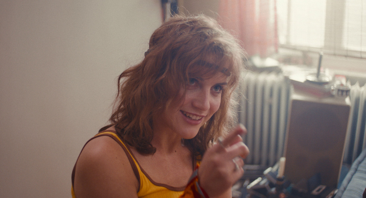 Mala Emde as Vera Brandes in Köln 75, a film by Ido Fluk. A Zeitegist Films release in association with Kino Lorber.