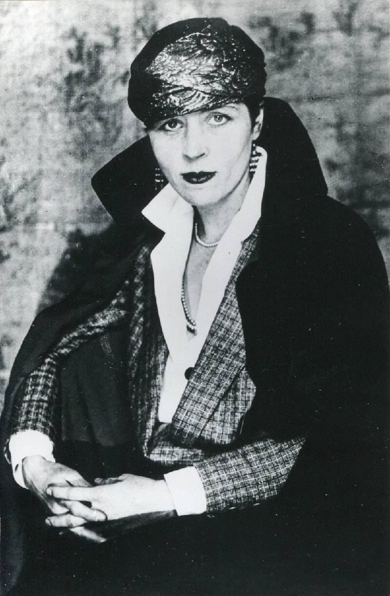 Djuna Barnes photographed by Berenice Abbott. As seen in Paris Was a Woman. A film by Greta Schiller. A Zeitgeist Films release.