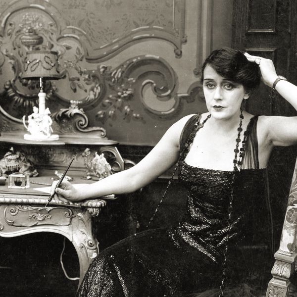 Film still from Playing with Fire (1916), produced by Alice Guy-Blaché Blaché and featuring Olga Petrova. Courtesy of Wisconsin Center for Film and Theater Research. 
