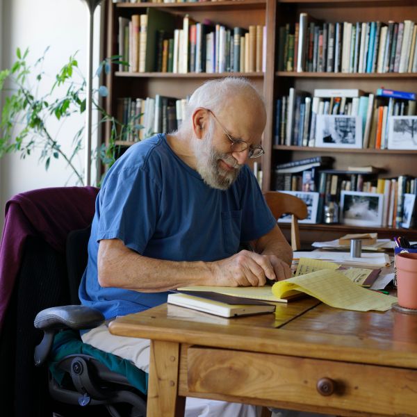 Oliver Sacks. Photo by Bill Hayes.